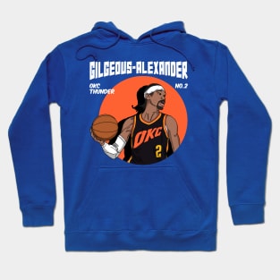 Shai Gilgeous-Alexander Comic Style Art Hoodie